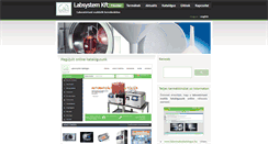 Desktop Screenshot of labsystem.hu